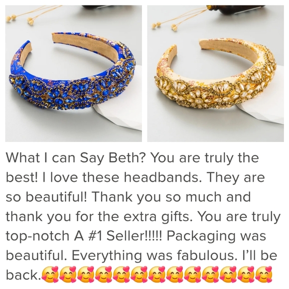 Elegant Beaded Headbands Baroque Style - Picture 4 of 13